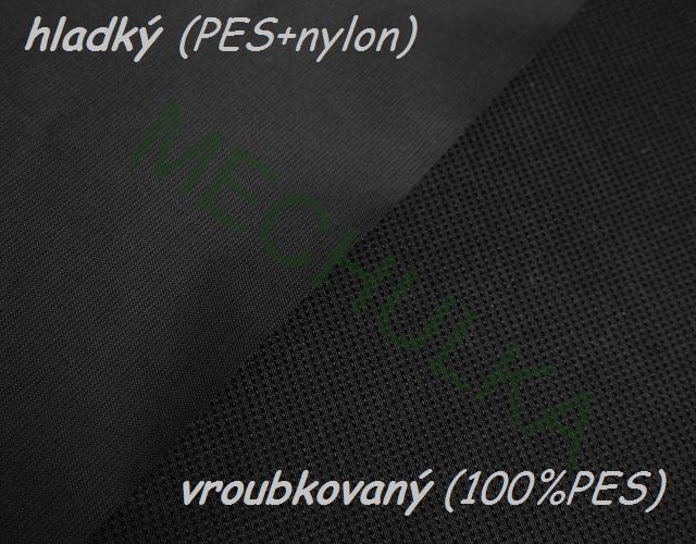 Šusťákovina Kent HLADKÝ - ZBYTEK 1,1 m - nepromokavá - černý - VÝPRODEJ