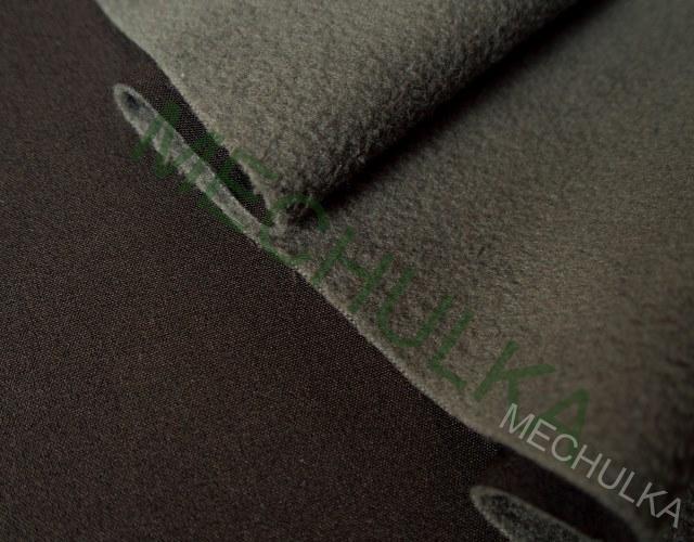 Softshell - ZBYTEK 0,79 m - funkční látka - tmavě hnědý - VÝPRODEJ
