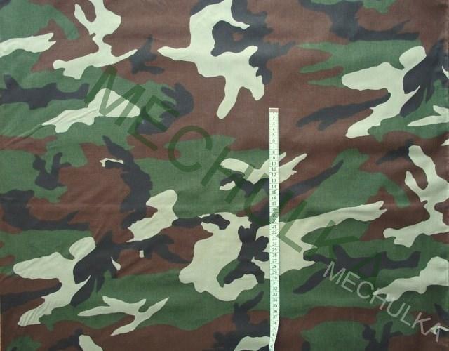 Maskáč / maskáčovina - khaki - ZBYTEK 0,56 m - volnočasová