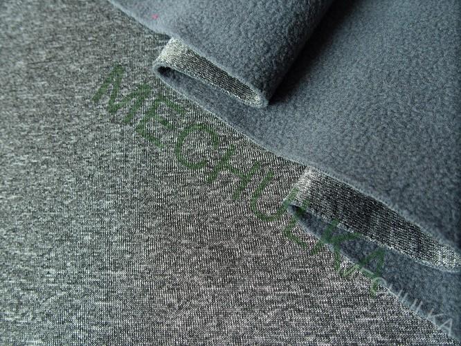 Softshell - funkční materiál - ZBYTEK 0,34 m - šedý melír - VÝPRODEJ