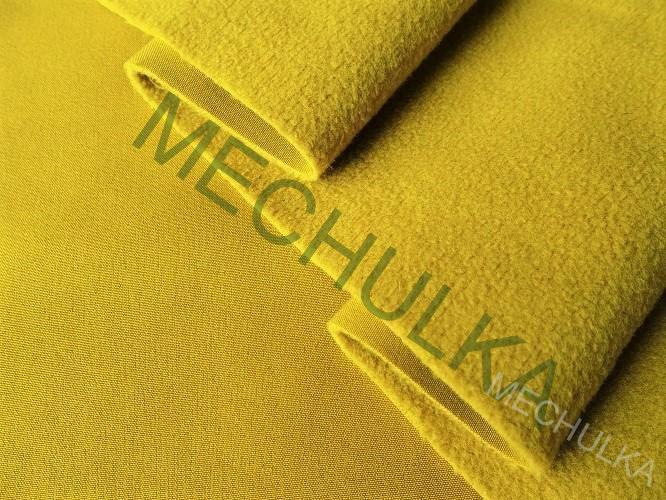 Softshell - funkční materiál - ZBYTEK 0,14 m - hořčicový - VÝPRODEJ