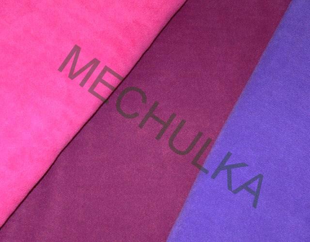 Fleece Antipeeling vínovo-fialový - ZBYTEK 0,94 m - metráž - VÝPRODEJ