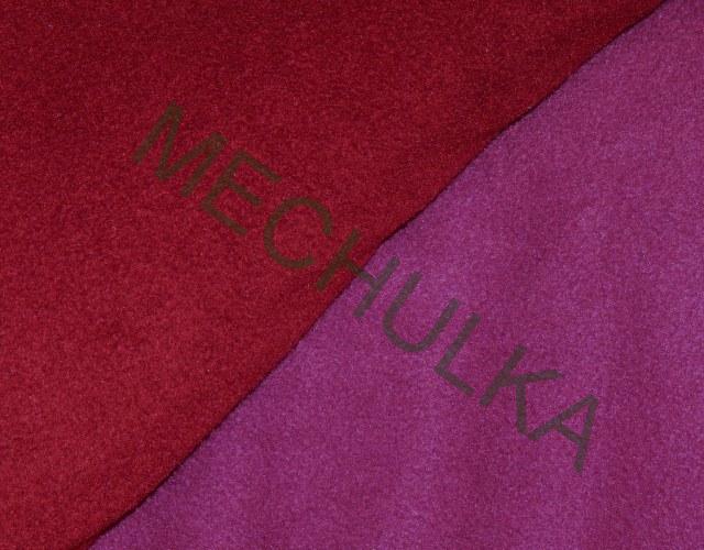 Fleece Antipeeling vínovo-fialový - ZBYTEK 0,94 m - metráž - VÝPRODEJ