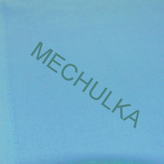 Jednobarevné bavlněné plátno, Světle modrá látka (tmavší) metráž bavlna